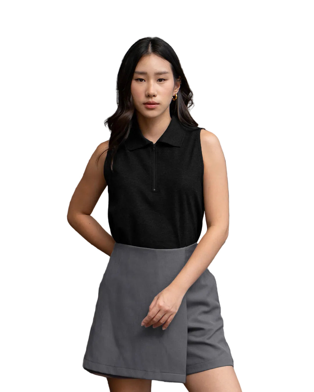 Nomitee's Callie Top Atasan Wanita Tanpa Lengan