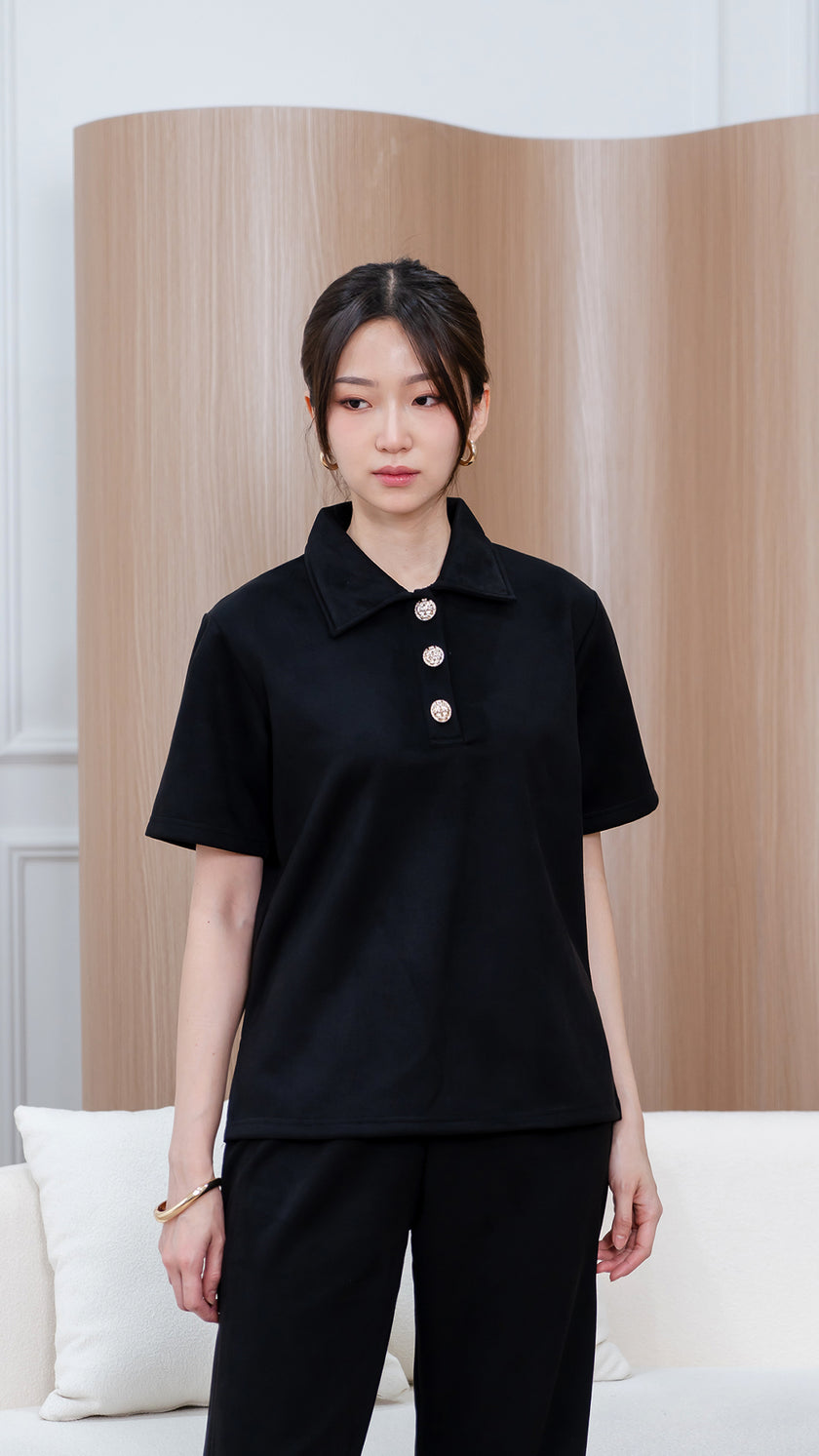 Nomitee's Cloudy Top Atasan Wanita Lengan Pendek (Tidak Dijual Satu Set)