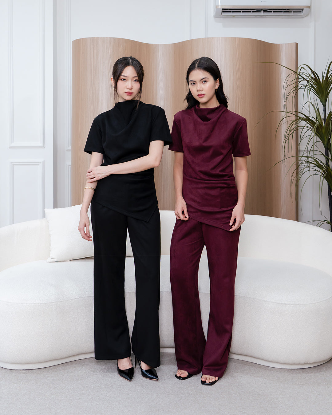 Nomitee's Driana Top Atasan Wanita Lengan Pendek (Tidak Dijual Satu Set)