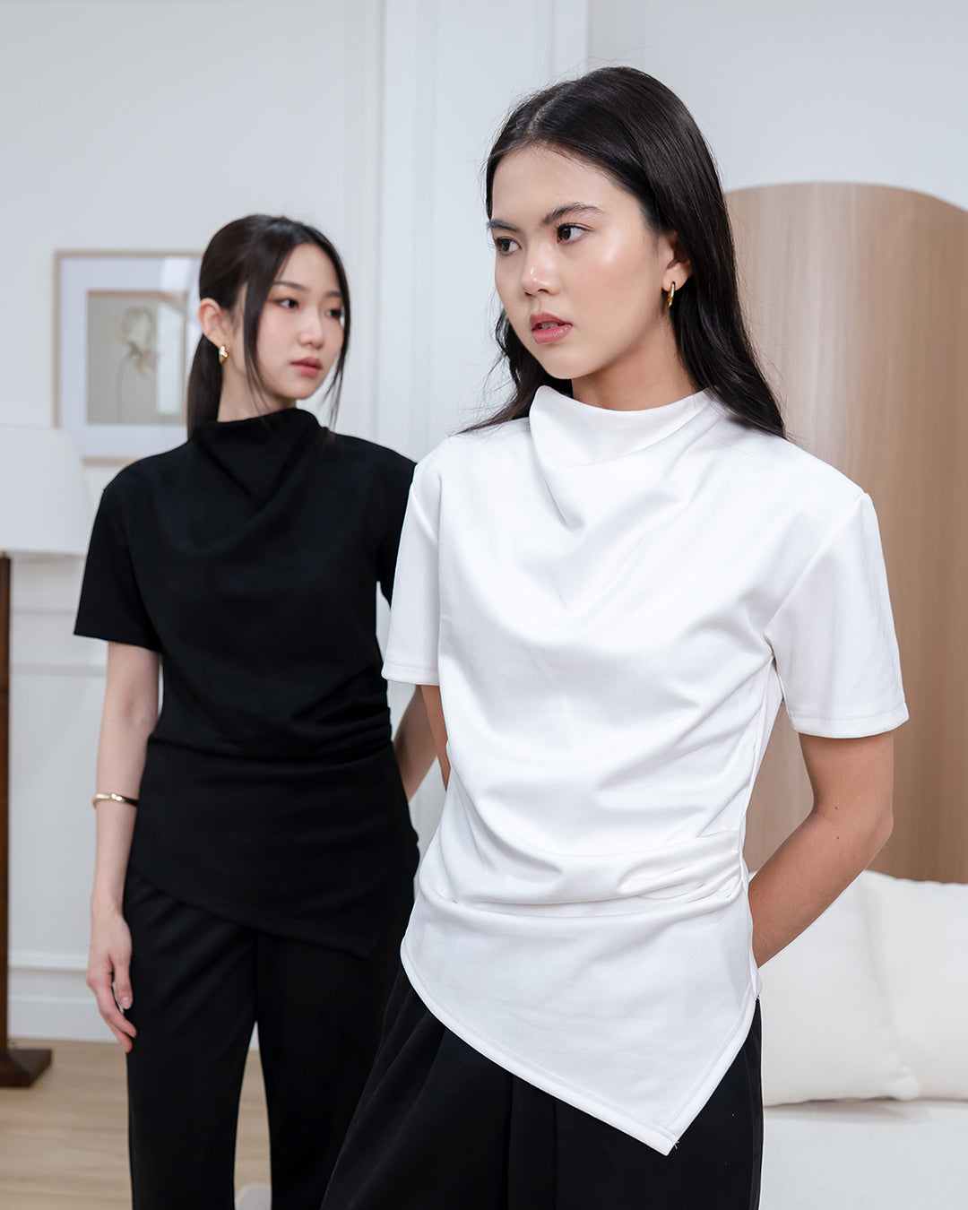 Nomitee's Driana Top Atasan Wanita Lengan Pendek (Tidak Dijual Satu Set)