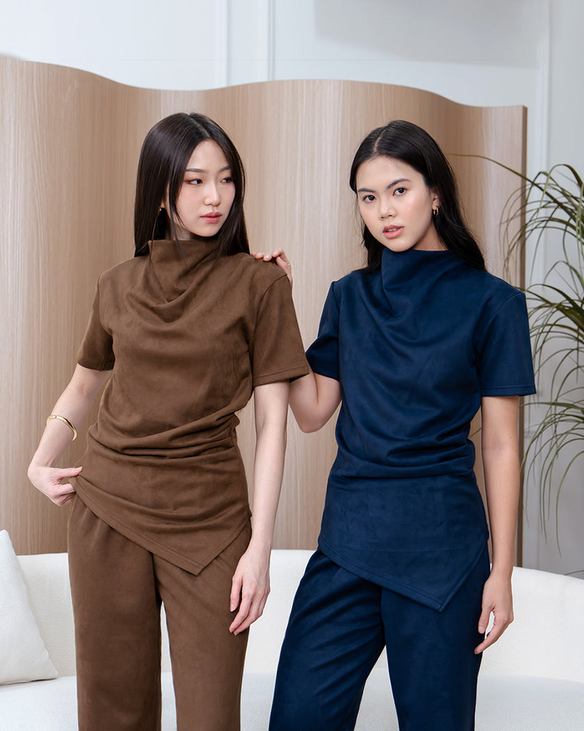 Nomitee's Driana Top Atasan Wanita Lengan Pendek (Tidak Dijual Satu Set)