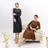 Nomitee's Drea Midi Dress | Dress Lengan Panjang