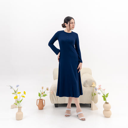 Nomitee's Drea Midi Dress | Dress Lengan Panjang