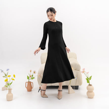 Nomitee's Drea Midi Dress | Dress Lengan Panjang