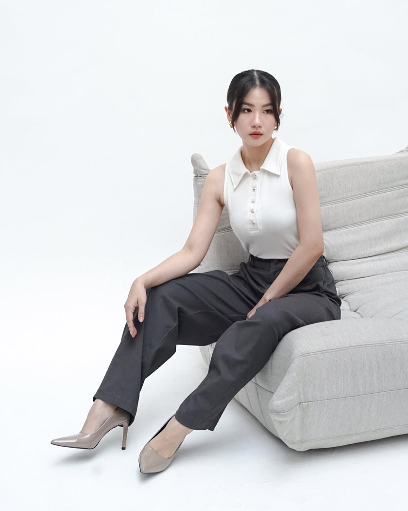 Nomitee's Ella Top Atasan Wanita Tanpa Lengan