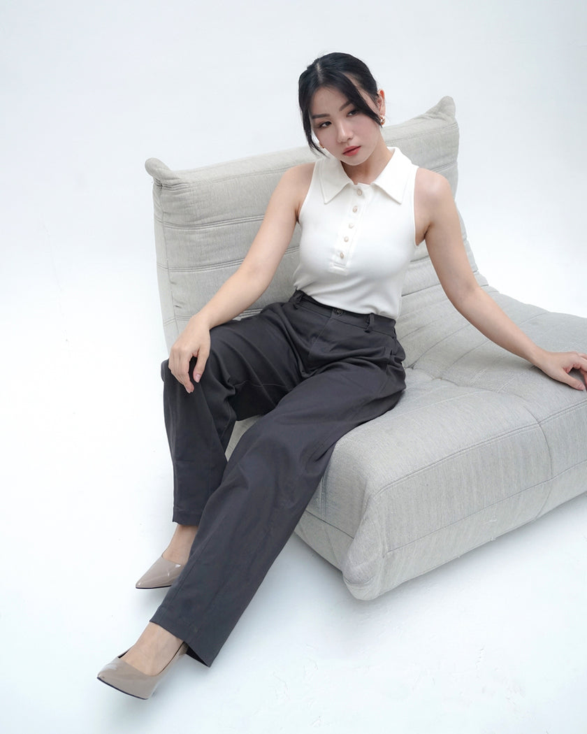 Nomitee's Ella Top Atasan Wanita Tanpa Lengan