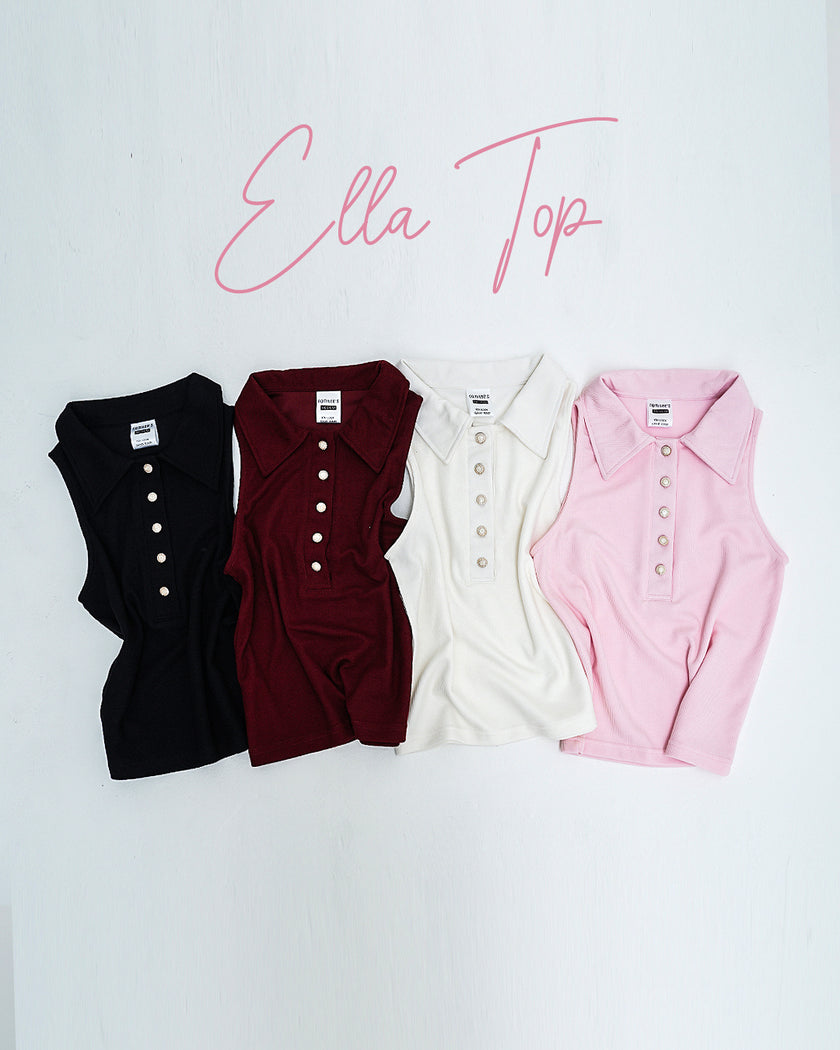 Nomitee's Ella Top Atasan Wanita Tanpa Lengan