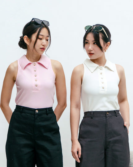 Nomitee's Ella Top Atasan Wanita Tanpa Lengan