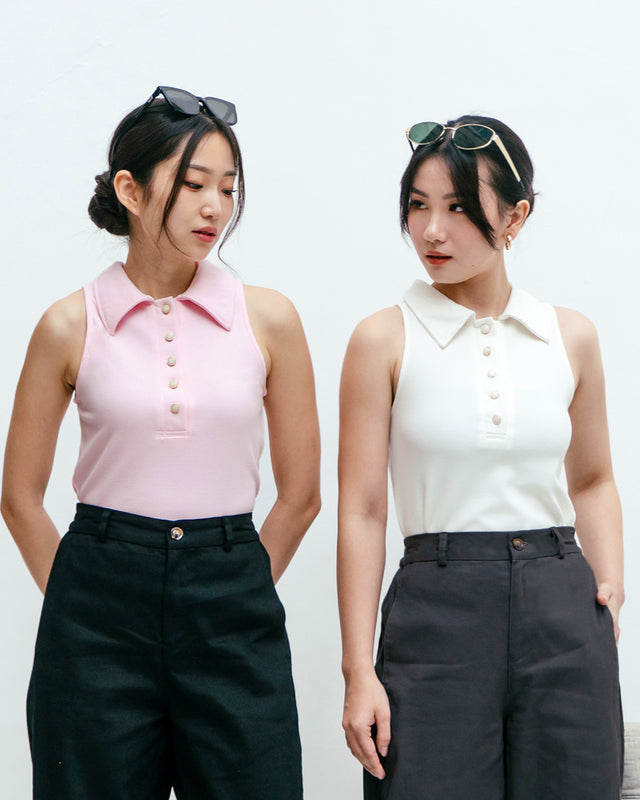 Nomitee's Ella Top Atasan Wanita Tanpa Lengan