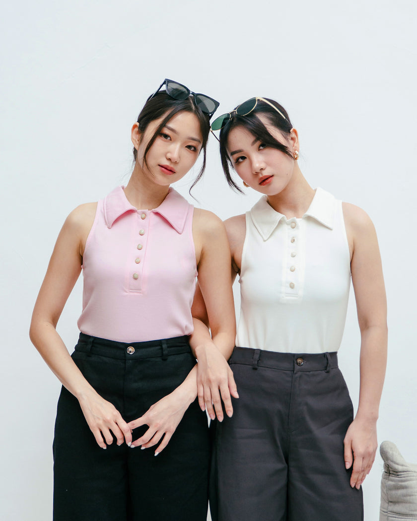 Nomitee's Ella Top Atasan Wanita Tanpa Lengan