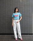 Nomitee's Endless Summer Top Atasan Wanita Lengan Pendek