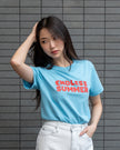 Nomitee's Endless Summer Top Atasan Wanita Lengan Pendek