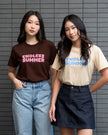 Nomitee's Endless Summer Top Atasan Wanita Lengan Pendek