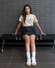 Nomitee's Endless Summer Top Atasan Wanita Lengan Pendek