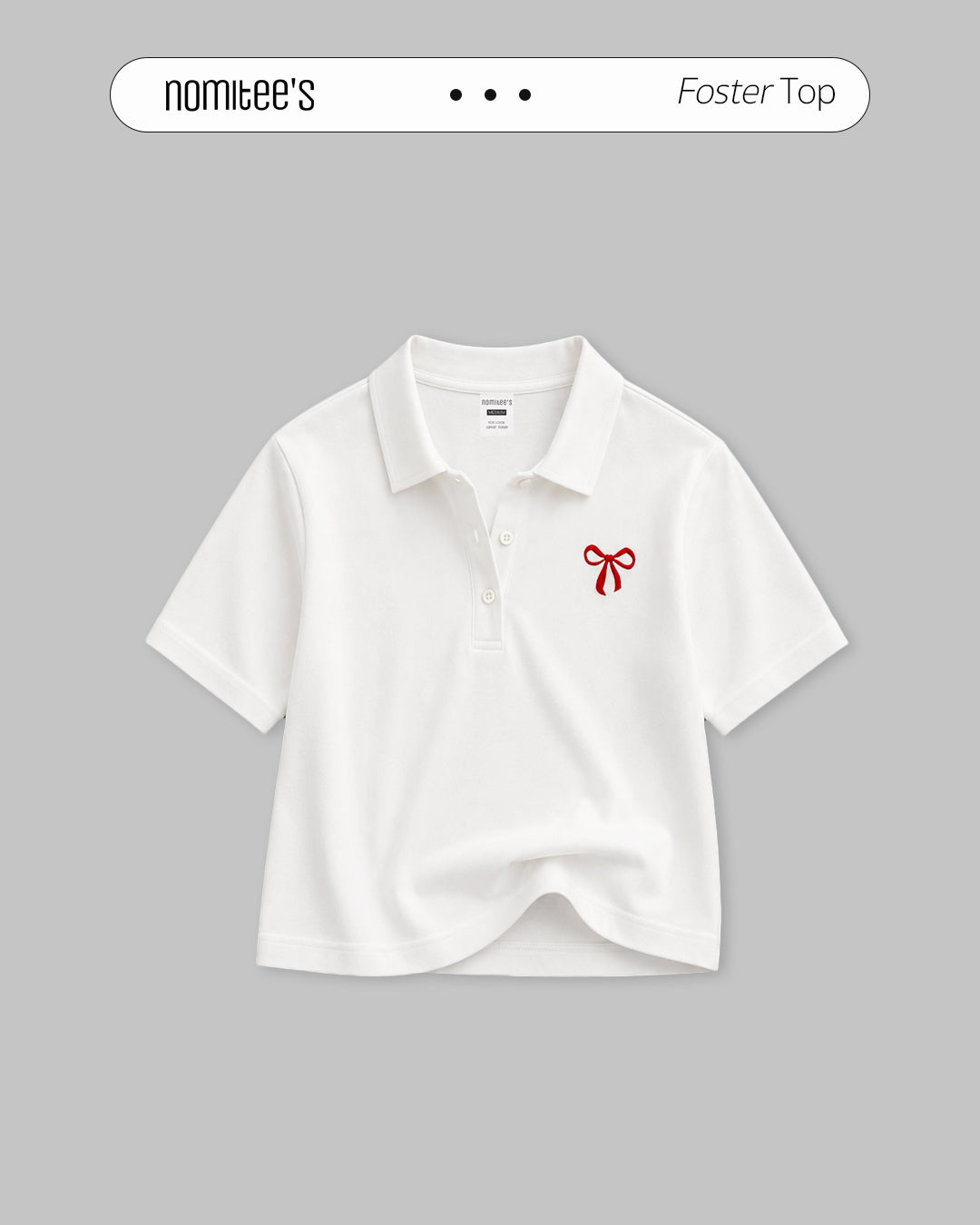 Nomitee's Foster Polo Shirt Atasan Lengan Pendek