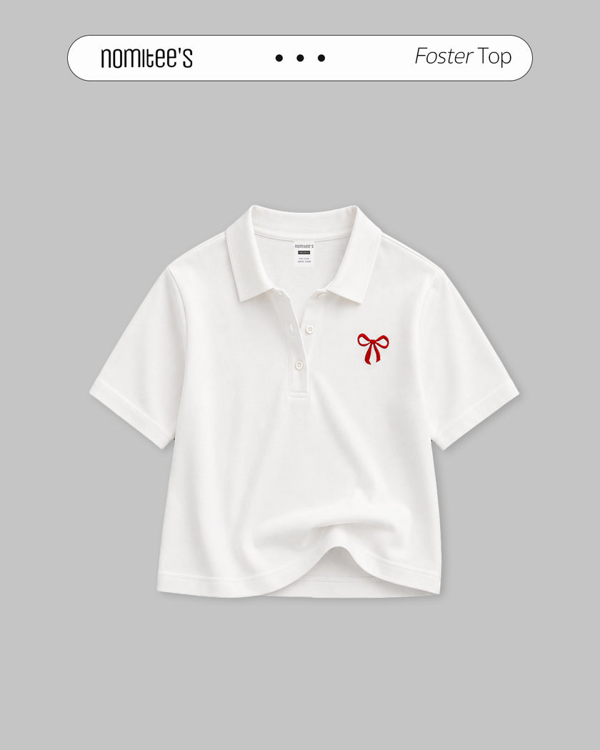 Nomitee's Foster Polo Shirt Atasan Lengan Pendek