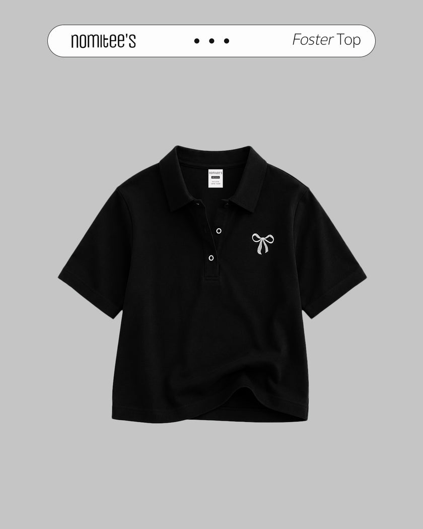 Nomitee's Foster Polo Shirt Atasan Lengan Pendek