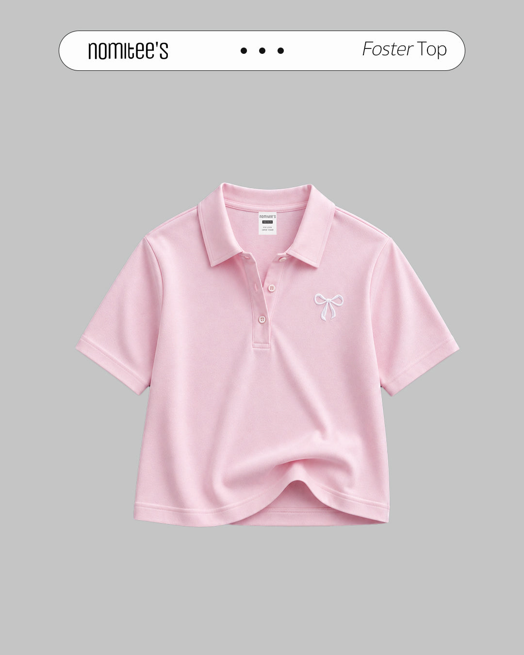 Nomitee's Foster Polo Shirt Atasan Lengan Pendek