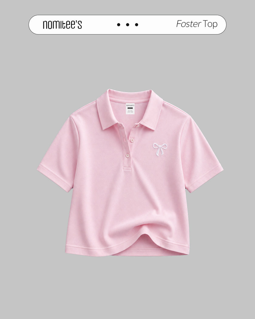 Nomitee's Foster Polo Shirt Atasan Lengan Pendek