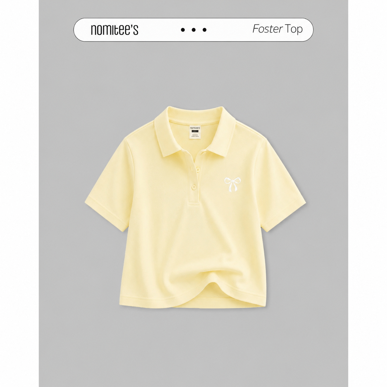 Nomitee's Foster Polo Shirt Atasan Lengan Pendek