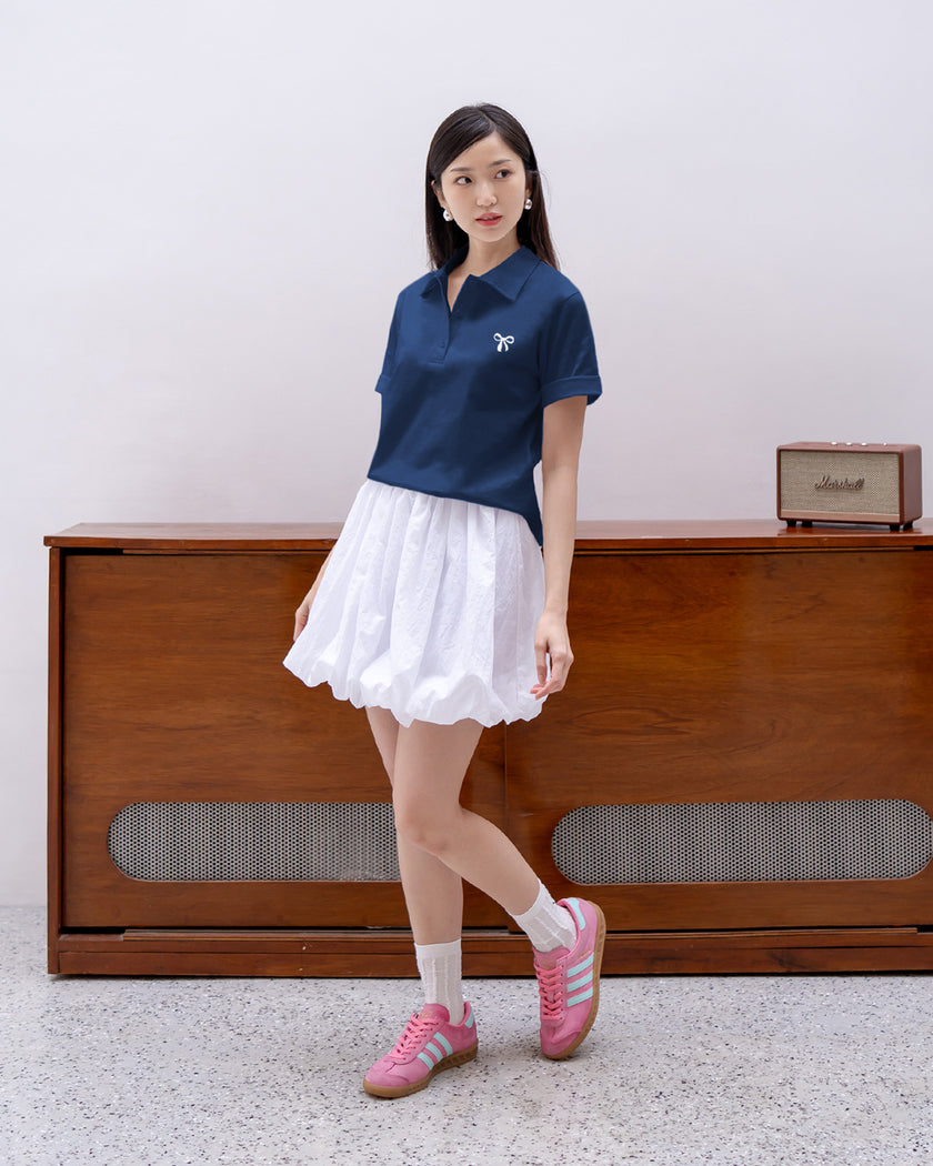 Nomitee's Foster Polo Shirt Atasan Lengan Pendek