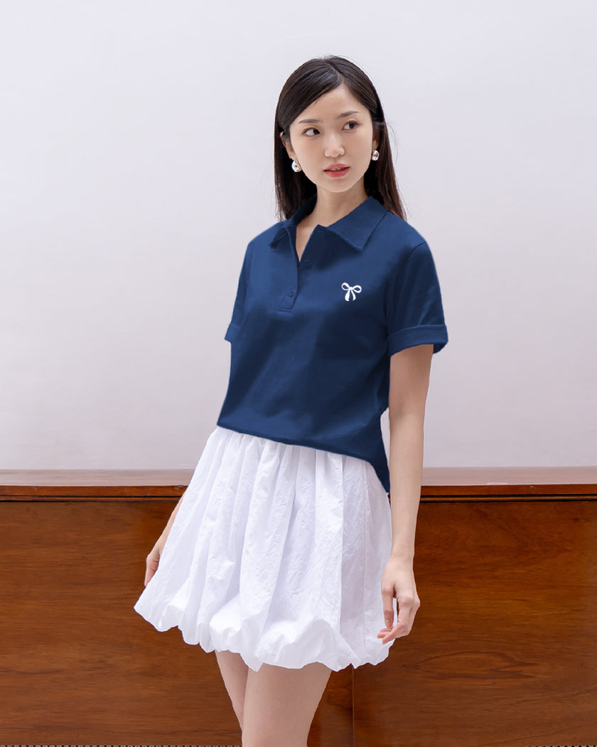 Nomitee's Foster Polo Shirt Atasan Lengan Pendek