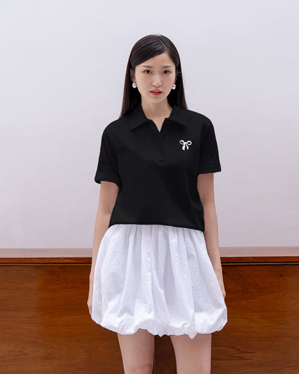Nomitee's Foster Polo Shirt Atasan Lengan Pendek