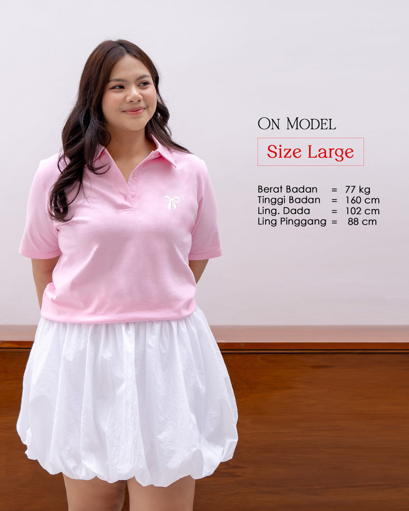 Nomitee's Foster Polo Shirt Atasan Lengan Pendek