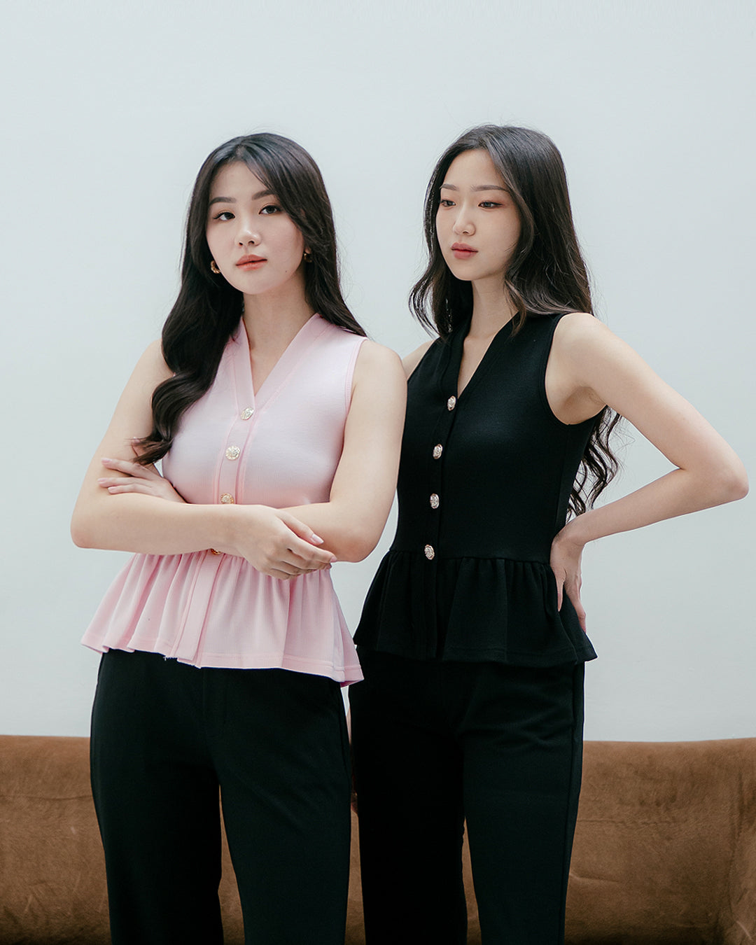 Nomitee's Genova Top Atasan Wanita Tanpa Lengan