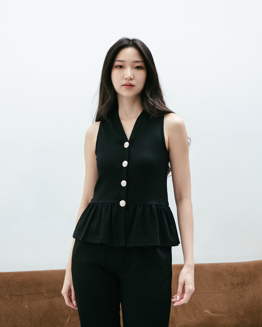 Nomitee's Genova Top Atasan Wanita Tanpa Lengan