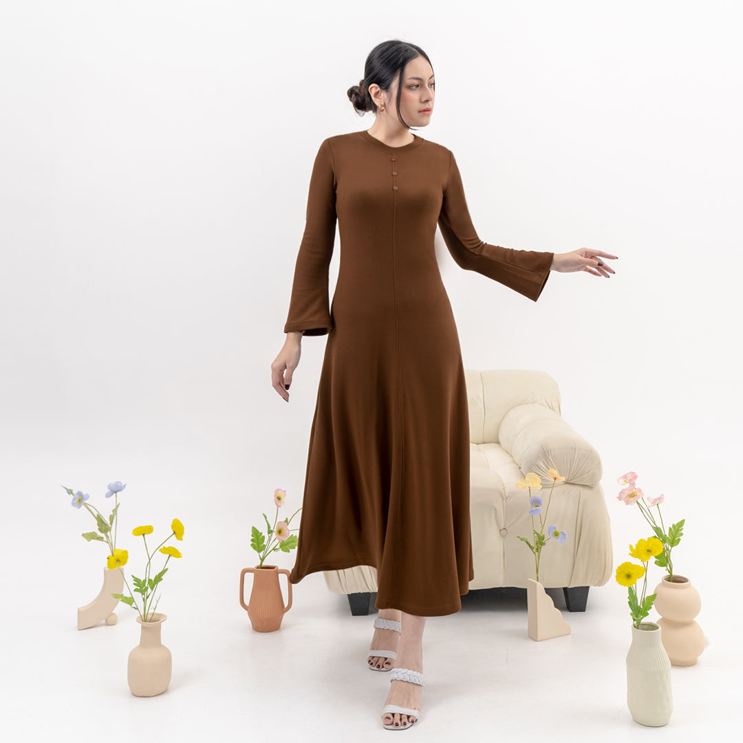 Nomitee's Hilda Maxi Dress | Dress Lengan Panjang