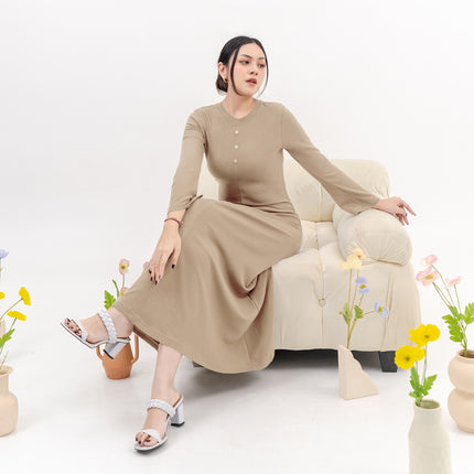 Nomitee's Hilda Maxi Dress | Dress Lengan Panjang