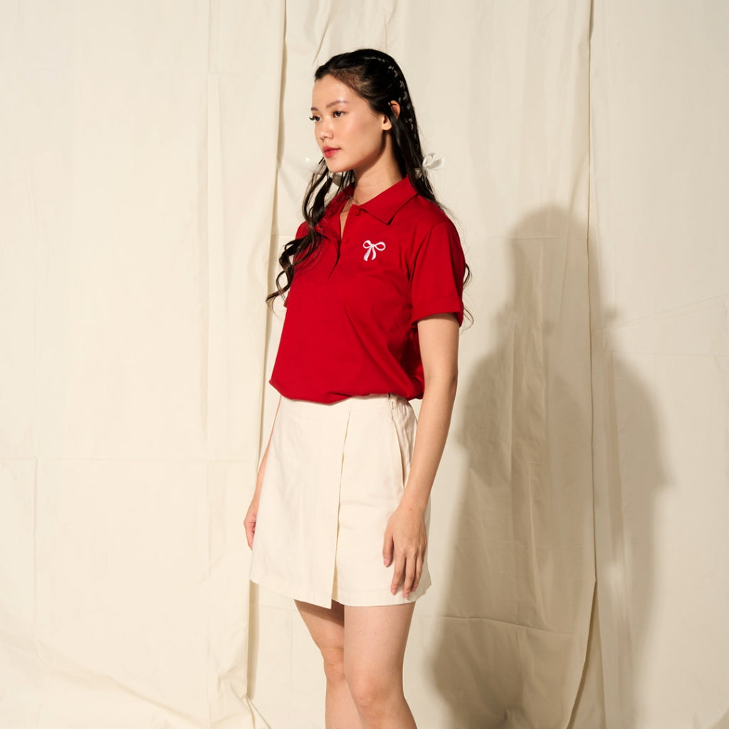 Nomitee's Foster Polo Shirt Atasan Lengan Pendek