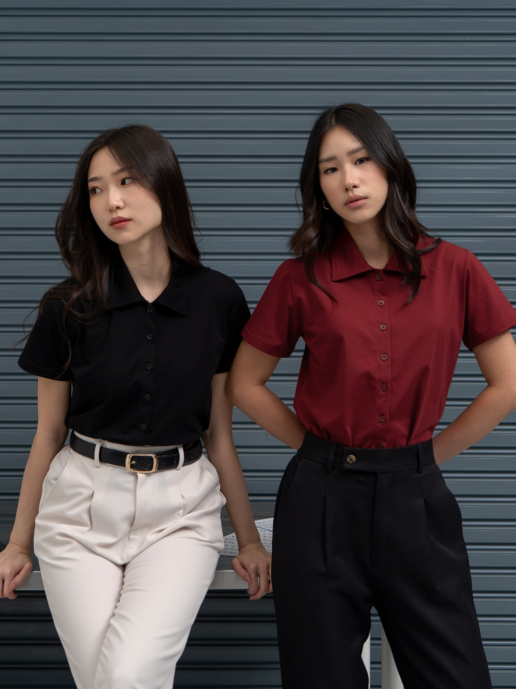Nomitee's Cindy Top Atasan Wanita Lengan Pendek
