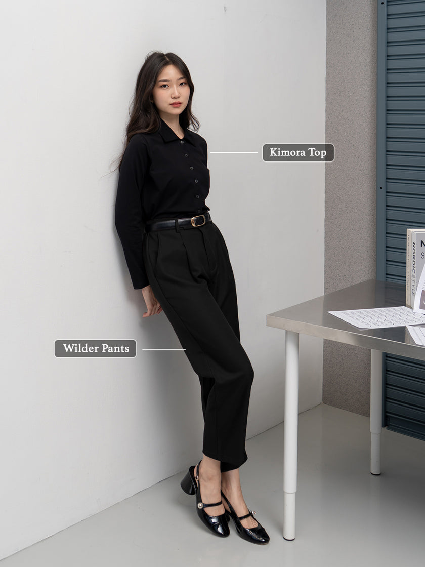 Nomitee's Kimora Top Atasan Wanita Lengan Panjang