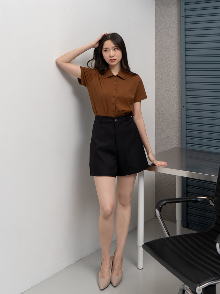 Nomitee's Cindy Top Atasan Wanita Lengan Pendek