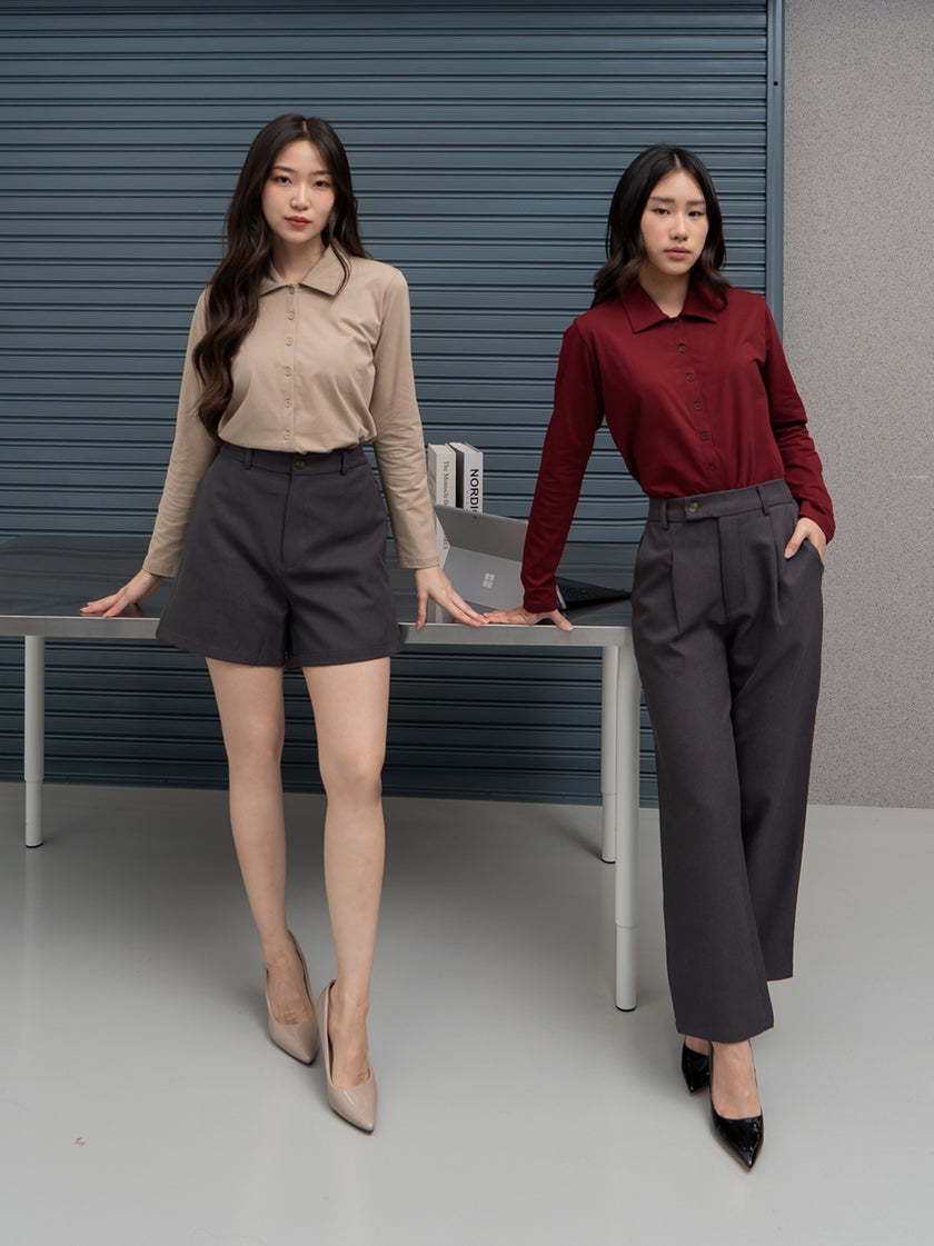 Nomitee's Kimora Top Atasan Wanita Lengan Panjang