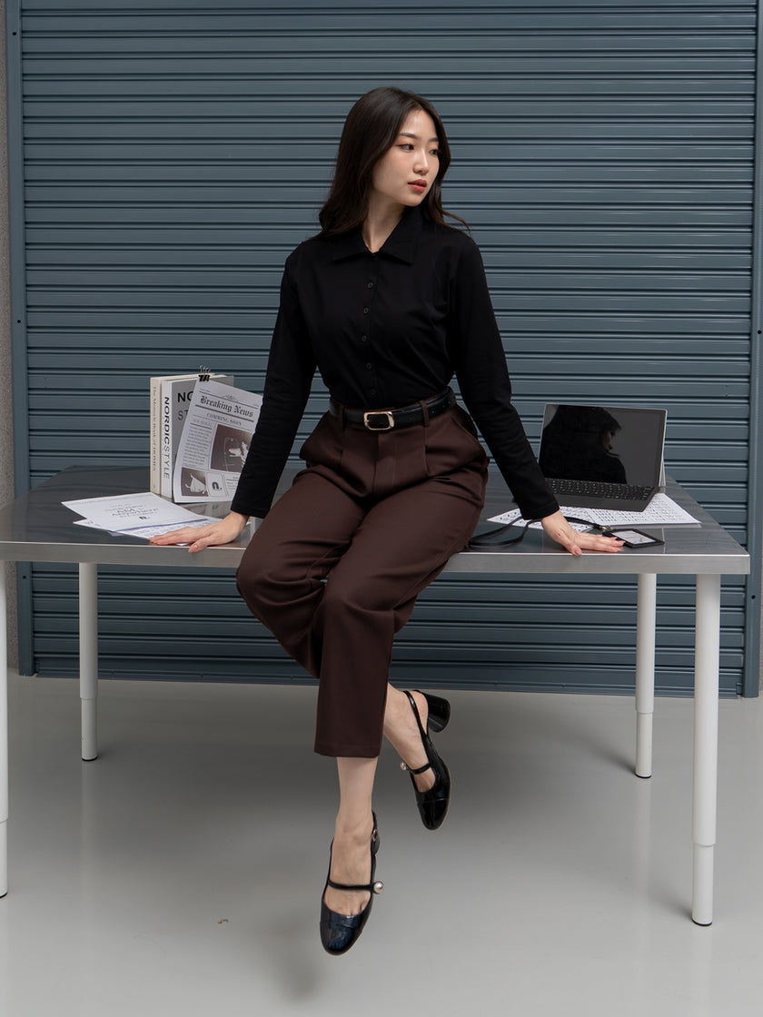 Nomitee's Kimora Top Atasan Wanita Lengan Panjang