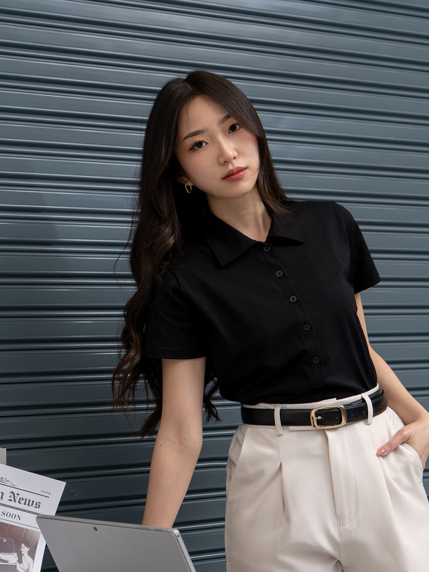 Nomitee's Cindy Top Atasan Wanita Lengan Pendek