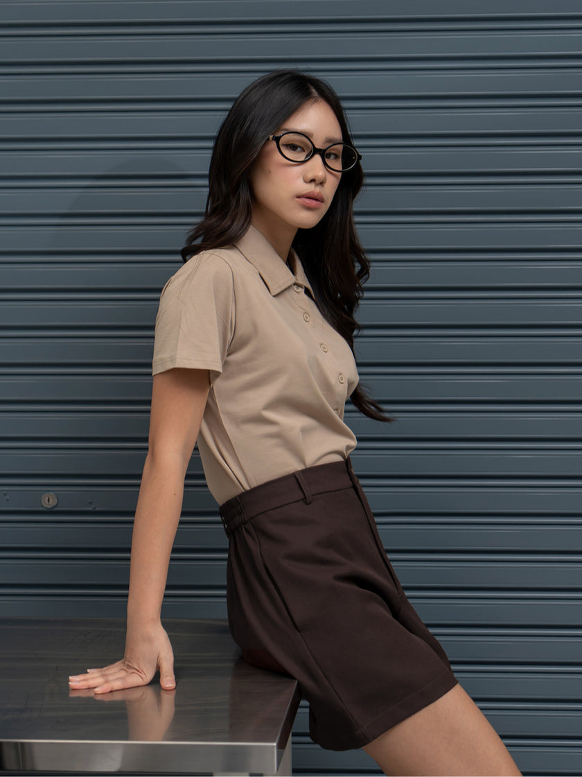 Nomitee's Cindy Top Atasan Wanita Lengan Pendek