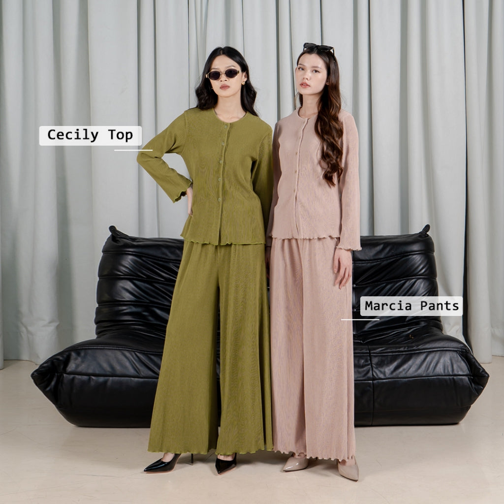 Nomitee's Cecily Top Atasan Wanita Lengan Panjang (Tidak Dijual Satu Set)