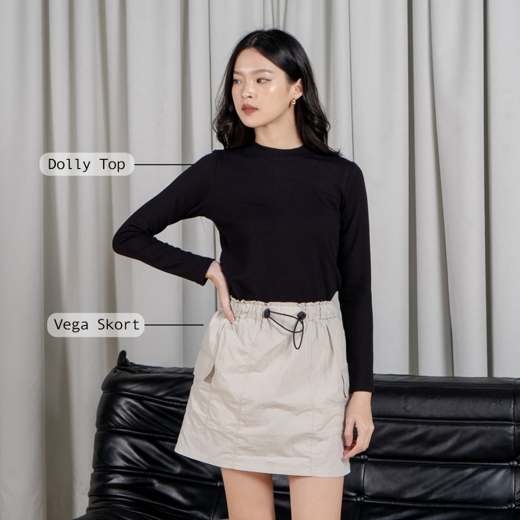 Nomitee's Dolly Top Atasan Wanita Lengan Panjang