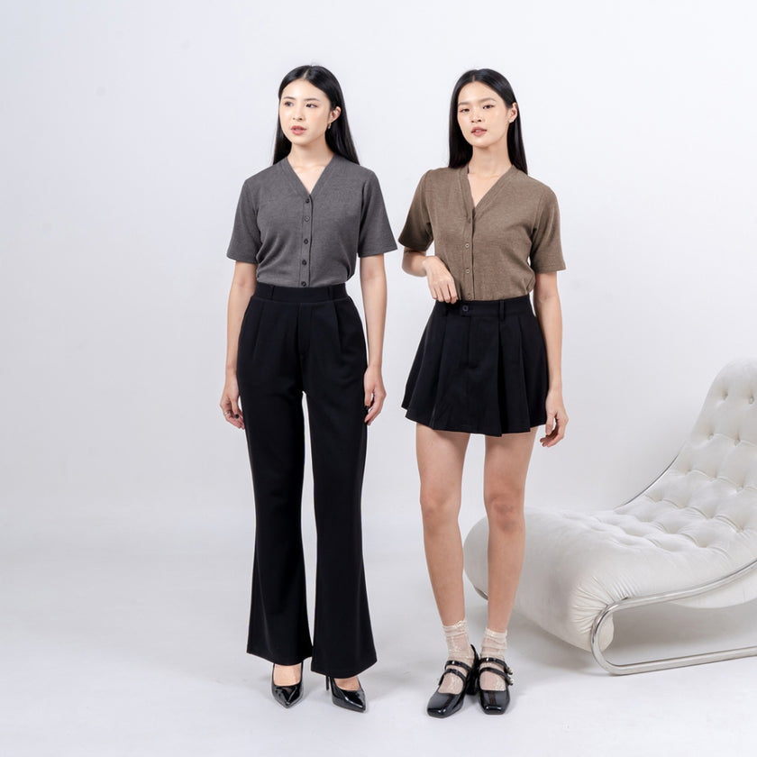 Nomitee's Neysa Top Atasan Wanita Lengan Pendek