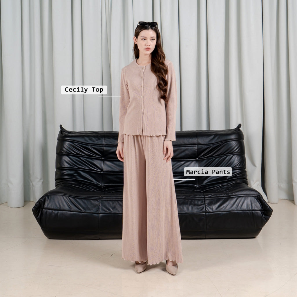 Nomitee's Marcia Flare Pants Celana Panjang Wanita (Tidak Dijual Satu Set)