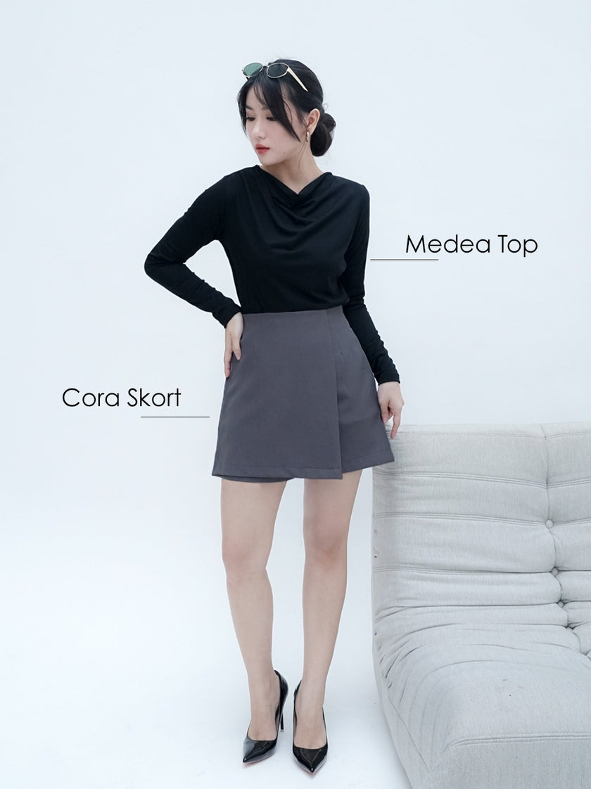 Nomitee's Medea Top Atasan Wanita Lengan Panjang