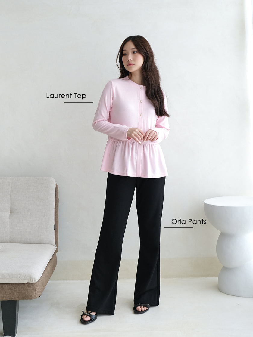 Nomitee's Laurent Top Atasan Wanita Lengan Panjang