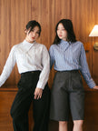 Nomitee's Mavis Shirt Atasan Wanita Lengan Panjang
