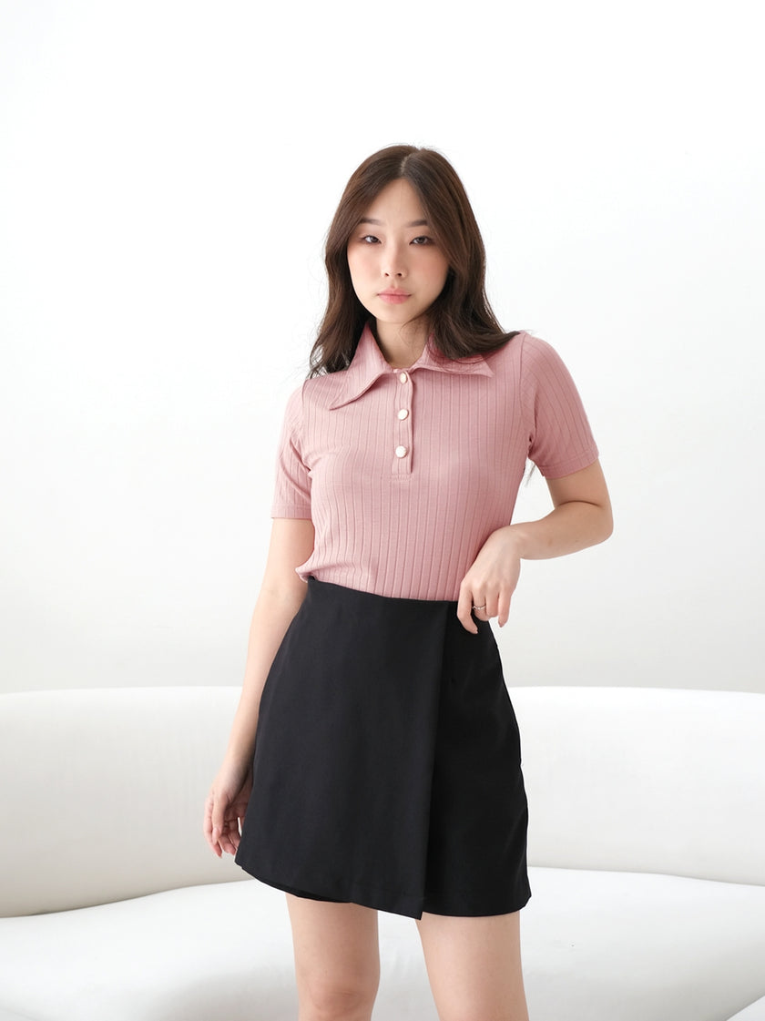 Nomitee's Greta Top Atasan Wanita Lengan Pendek