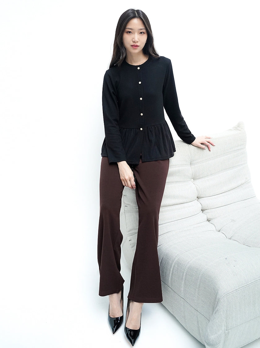 Nomitee's Laurent Top Atasan Wanita Lengan Panjang