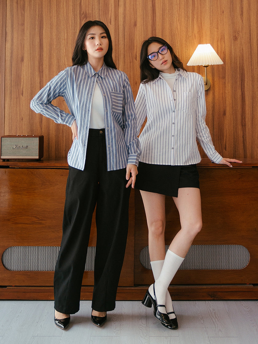 Nomitee's Arden Shirt Atasan Wanita Lengan Panjang